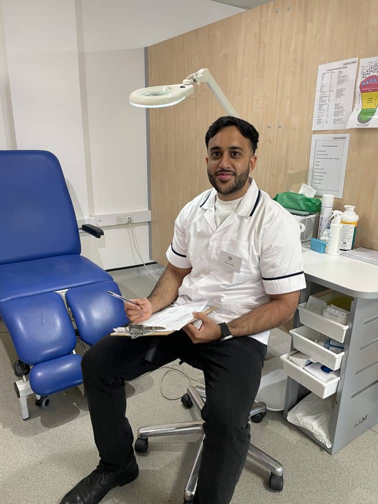 Rithik, foot health practitioner